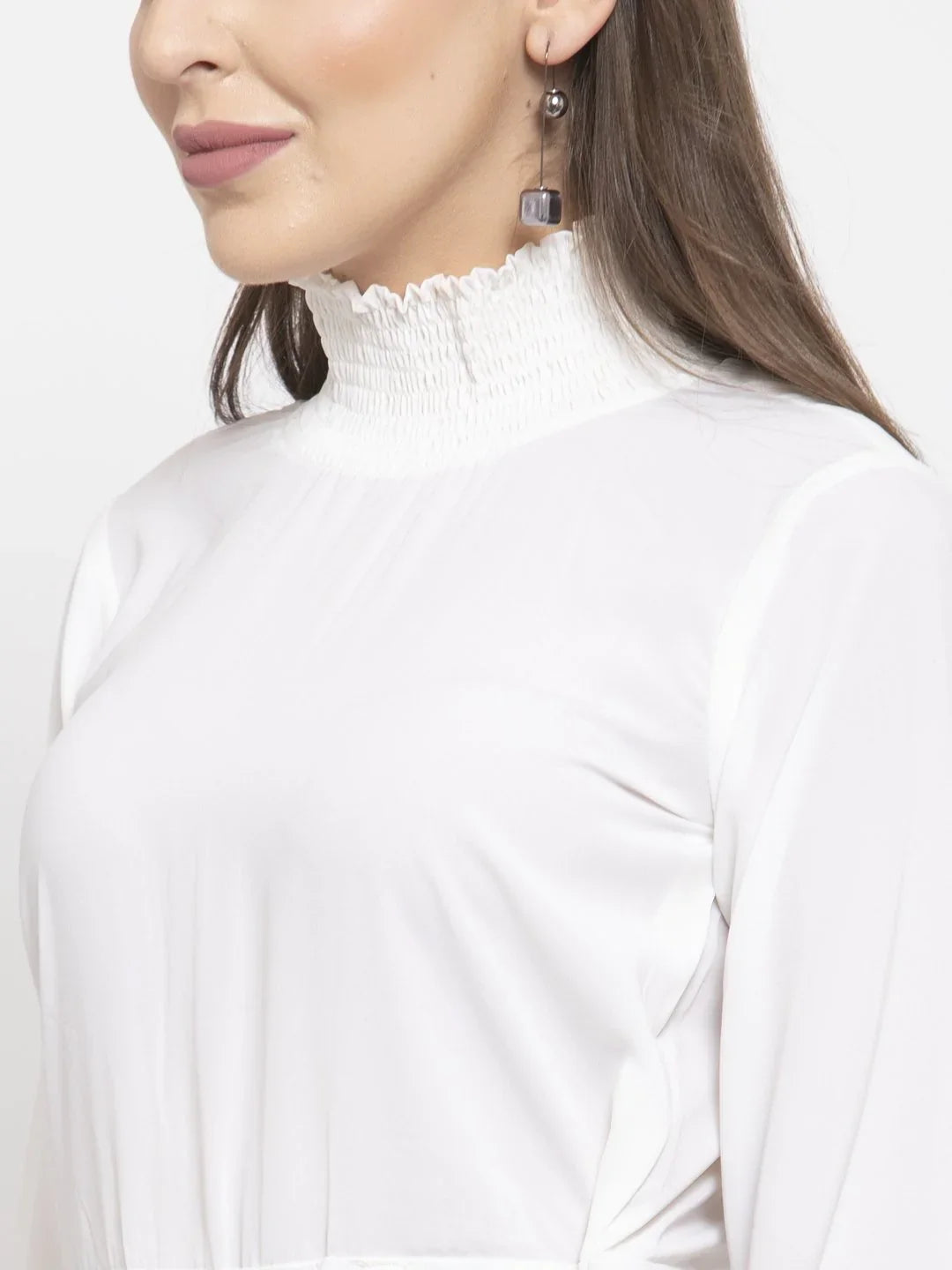DesiQlo Women Jumpsuit - White - JUP_8002_White_XS
