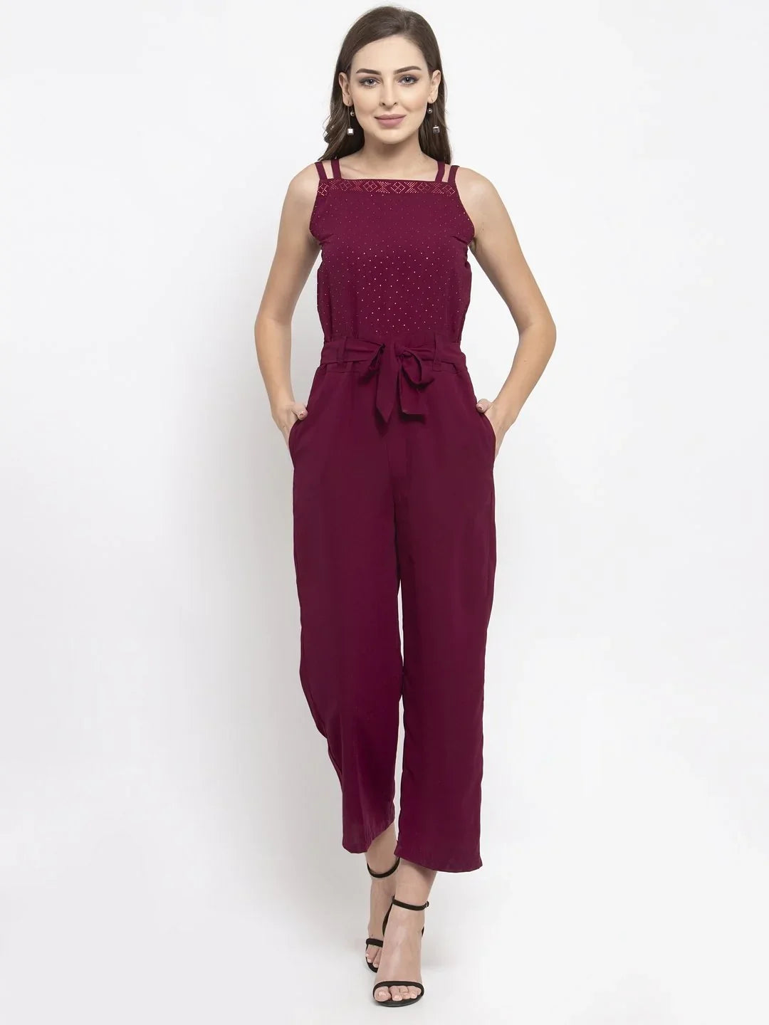 DesiQlo Women Jumpsuit - Purple - JUP_8004_Purple_XS