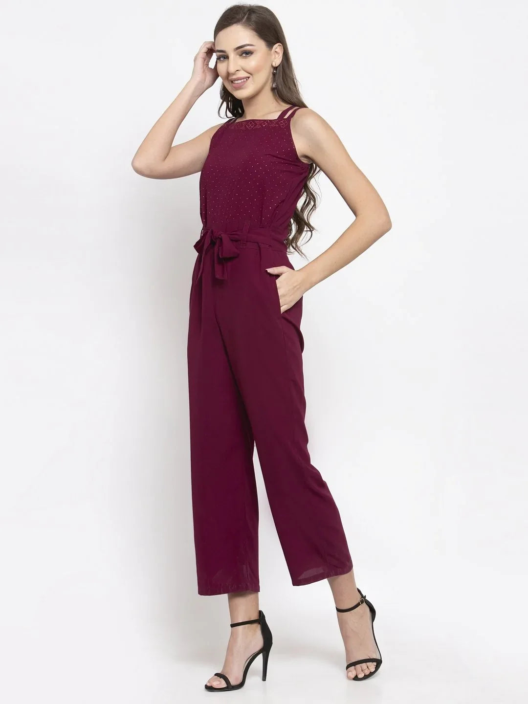 DesiQlo Women Jumpsuit - Purple - JUP_8004_Purple_XS