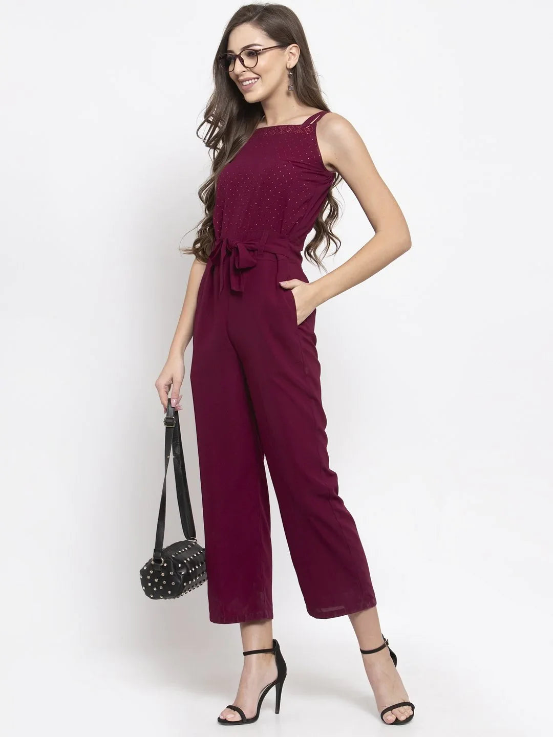 DesiQlo Women Jumpsuit - Purple - JUP_8004_Purple_XS