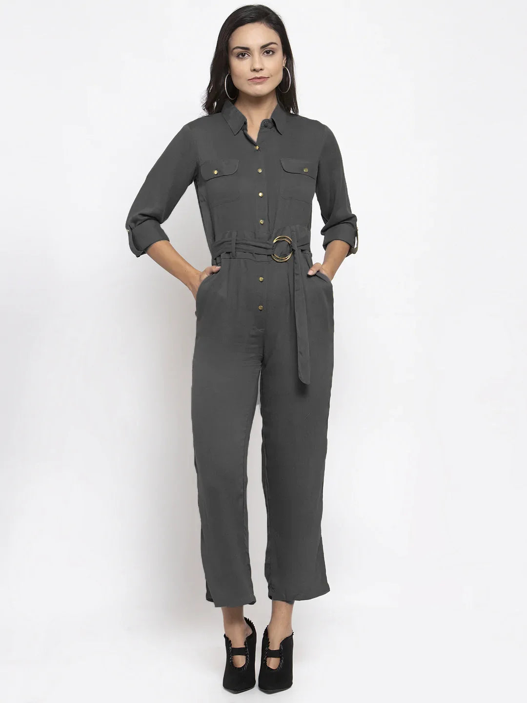 DesiQlo Women Jumpsuit - Grey