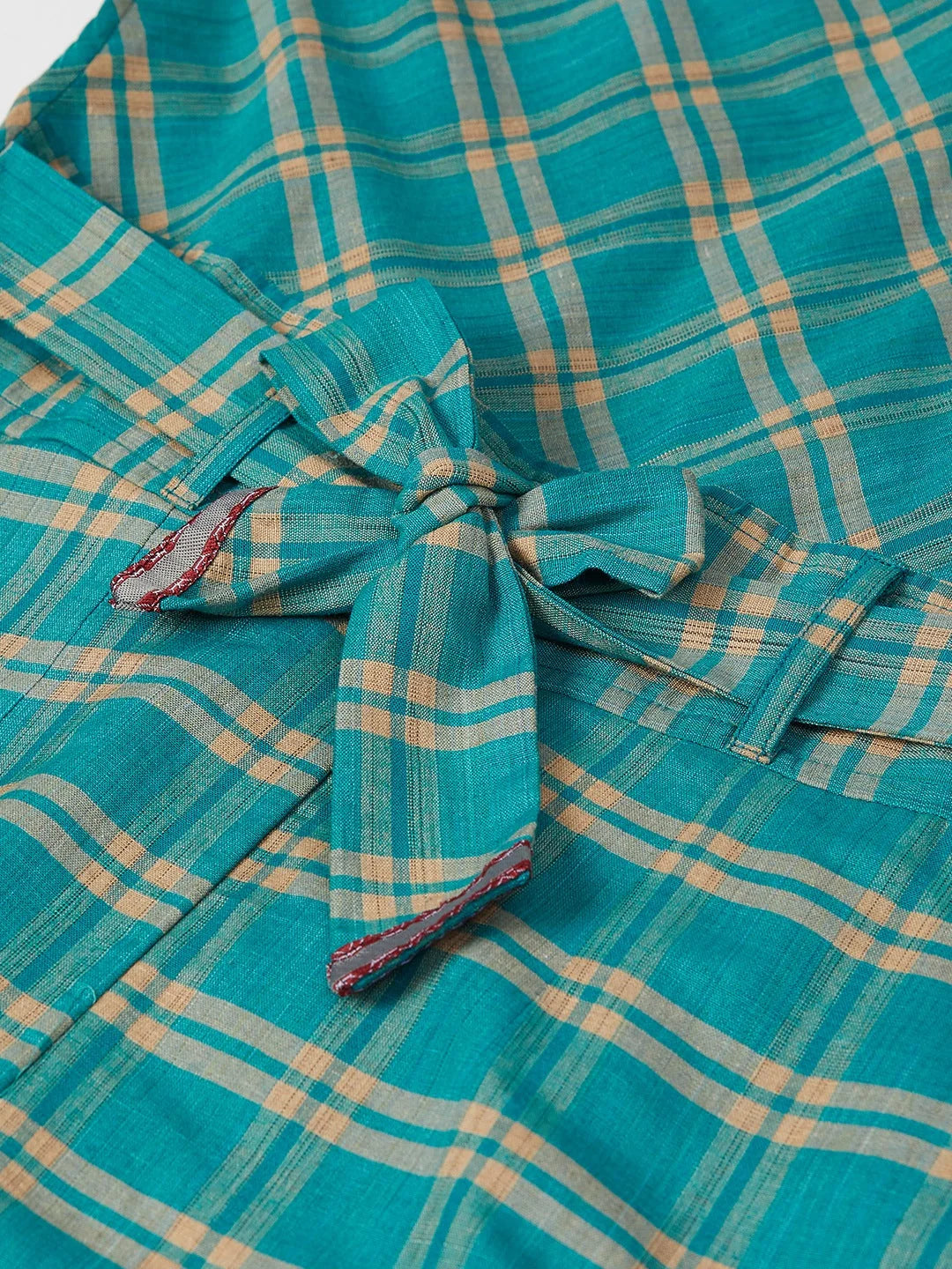 Green Checked Jumpsuit | Trendy Western Outfits for Women