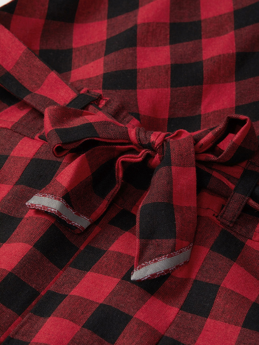 Red Checked Jumpsuit | Women's Western Clothing Collection