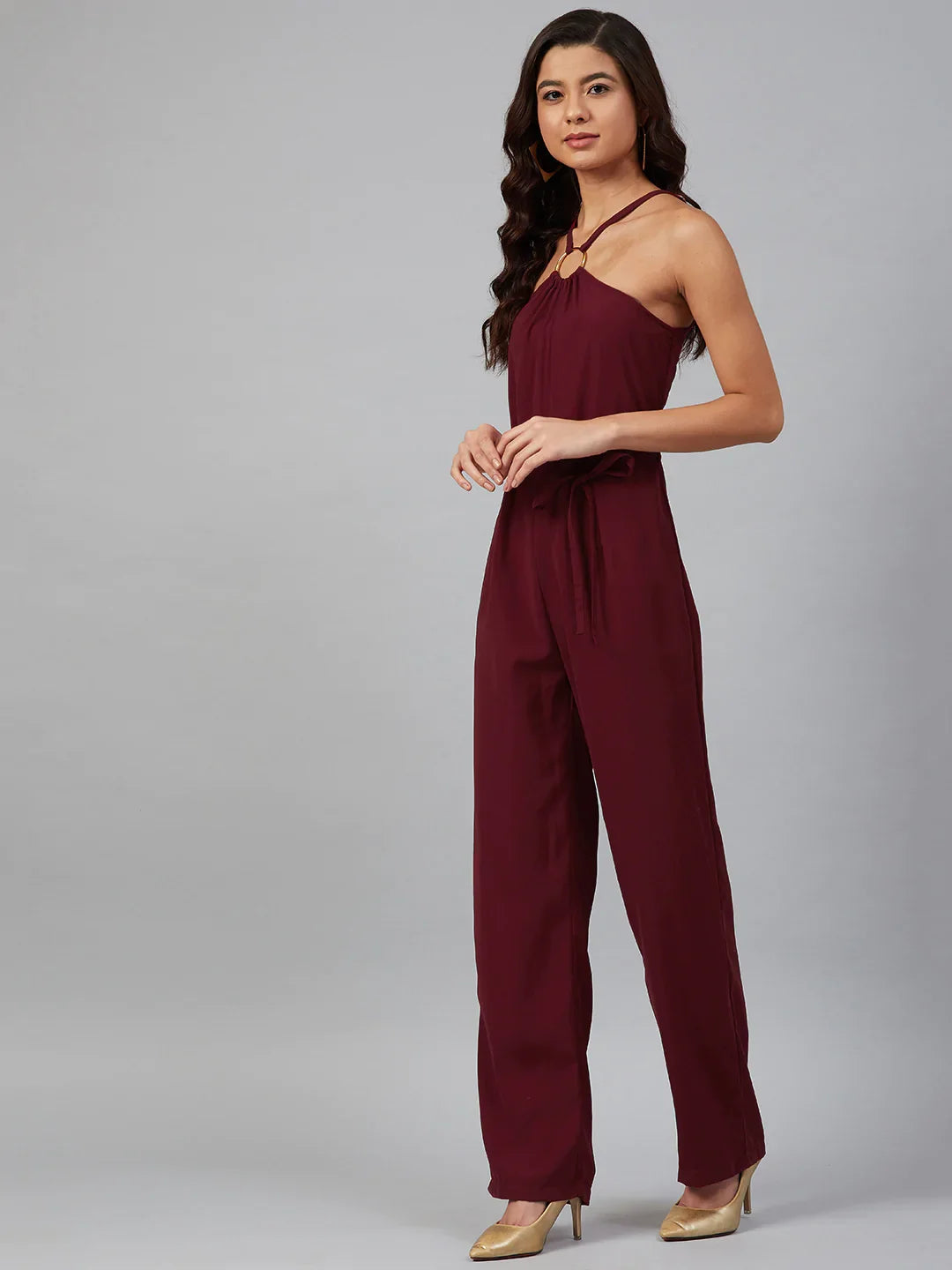 DesiQlo Women Jumpsuit - Maroon