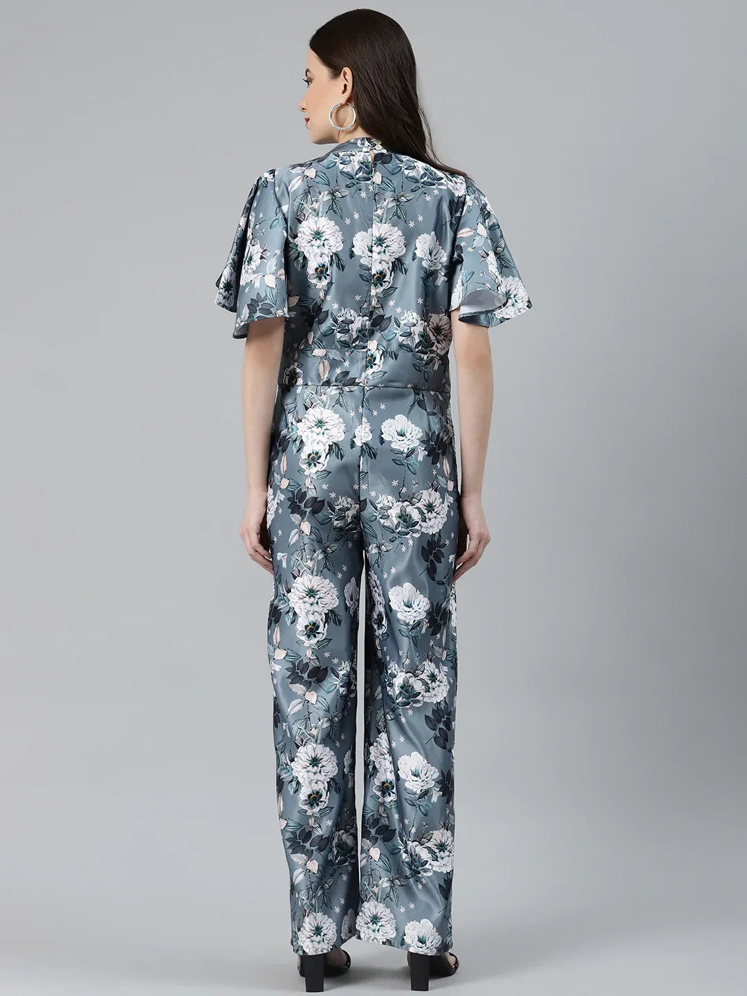 DesiQlo Women Jumpsuit - Grey - JUP_8014_Grey_XS