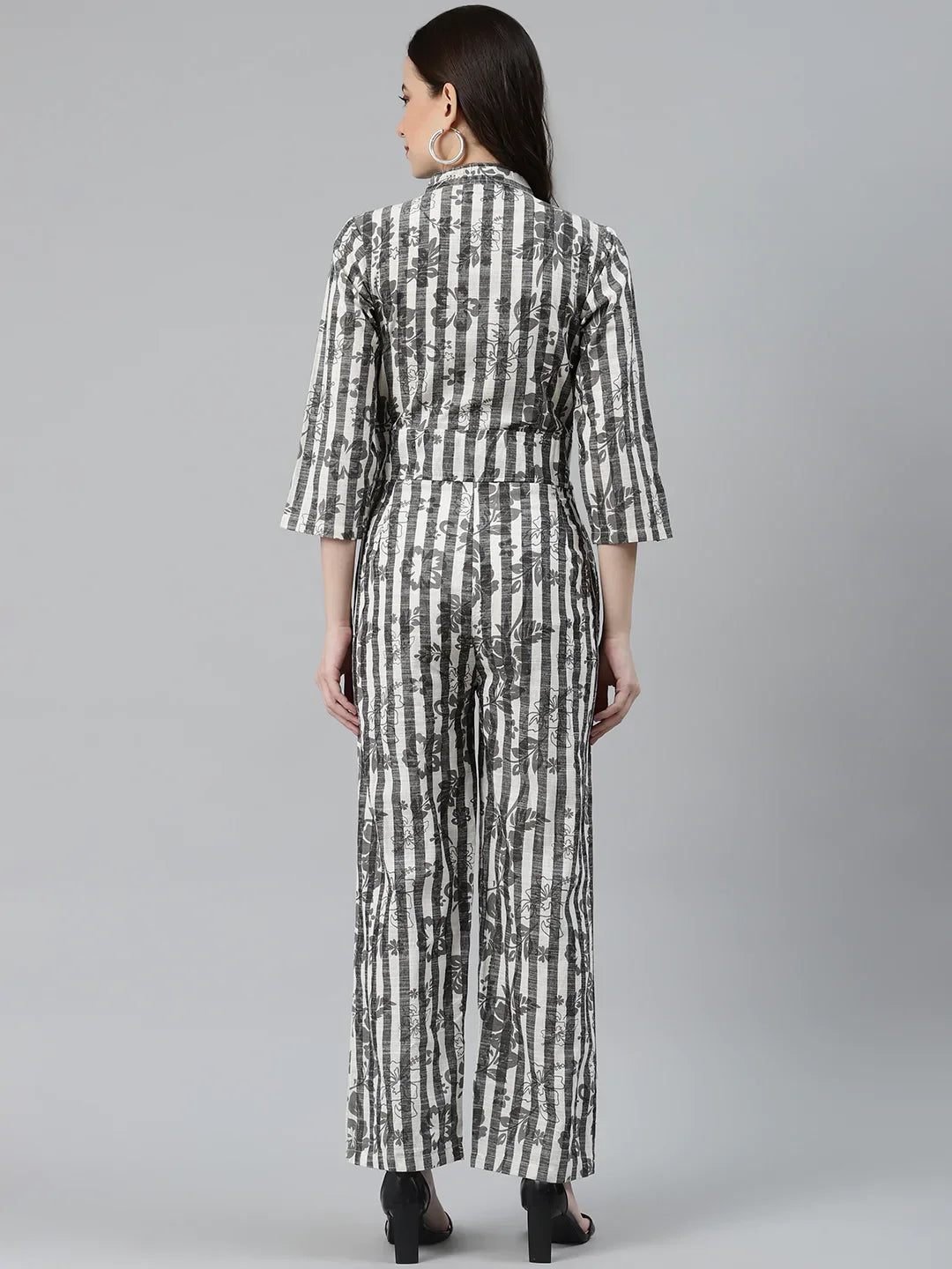 DesiQlo Women Jumpsuit - Grey - JUP_8009_Grey_XS