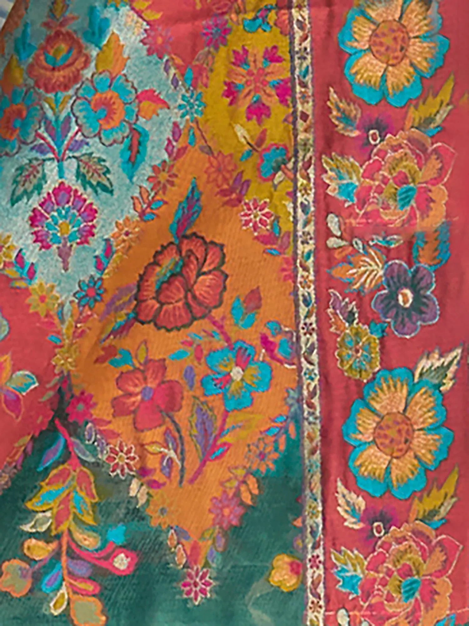 Teal Blue Designer Sarees India - Woven Polyester Sari