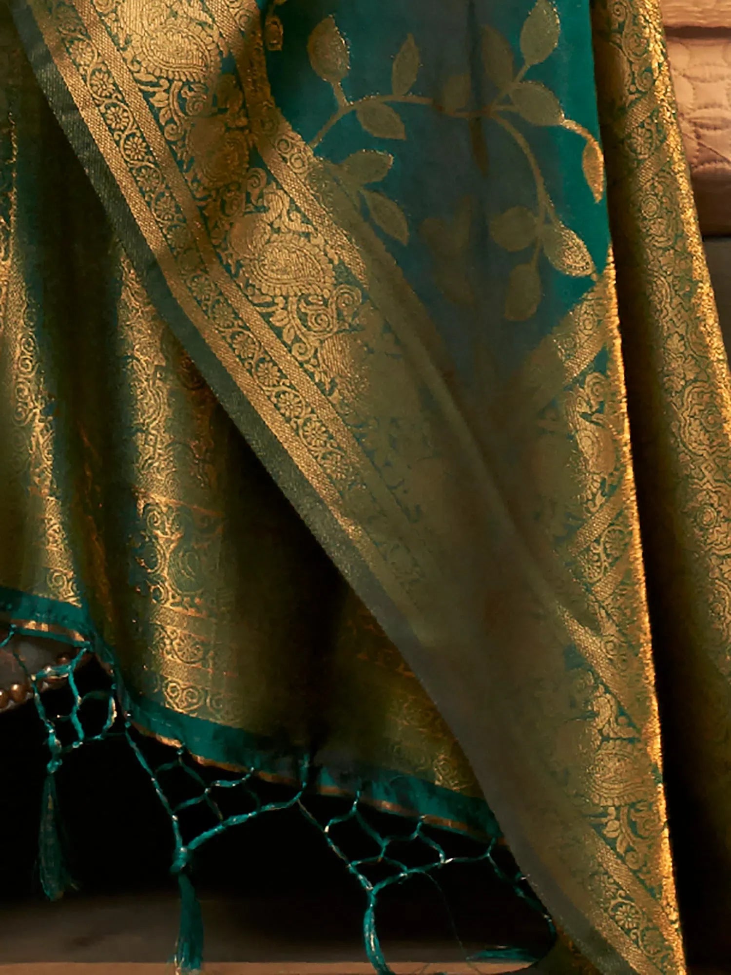 Teal Green Designer Saree | Indian Sarees with Blouse