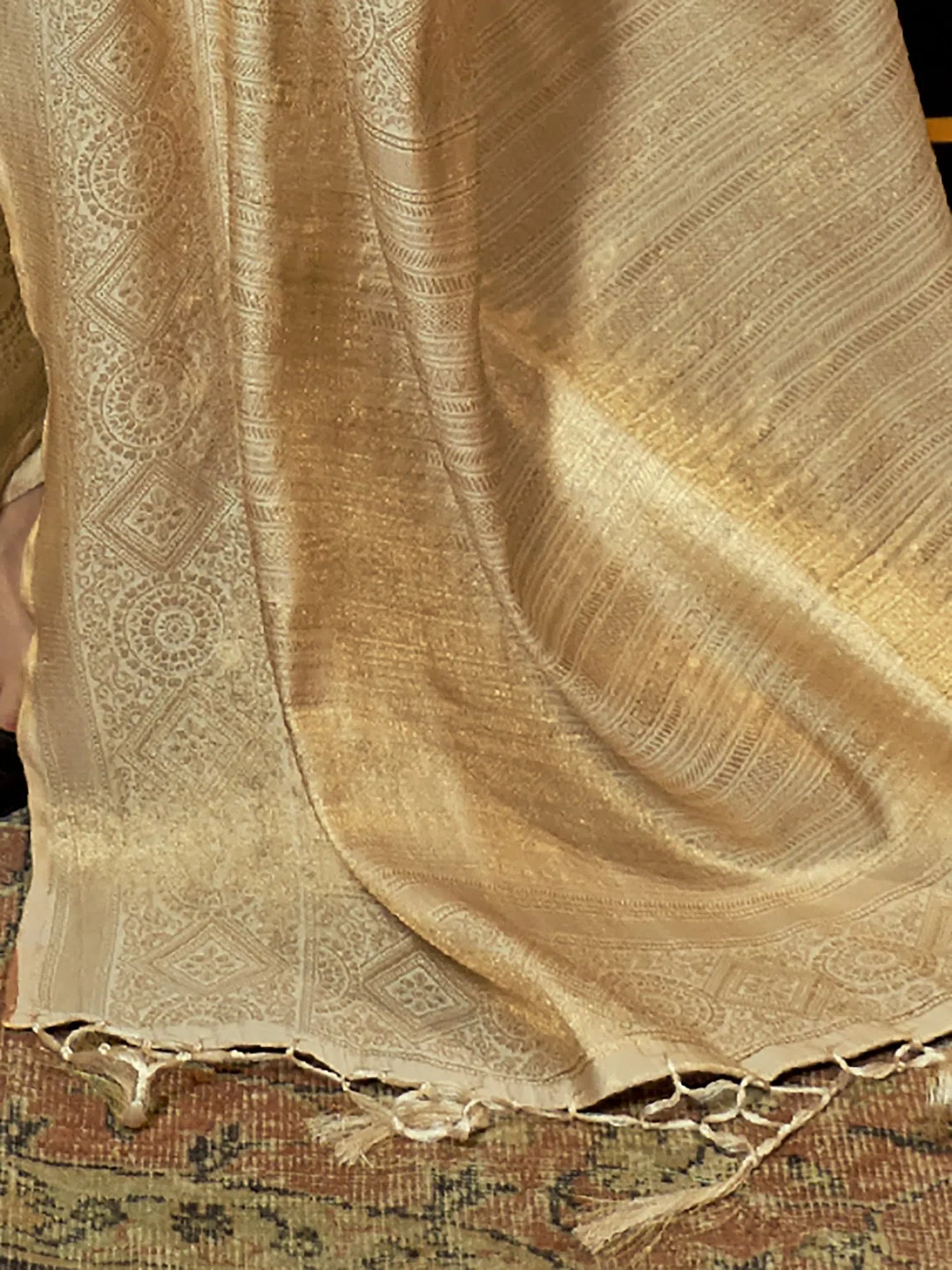 Green Woven Designer Saree | Indian Sarees