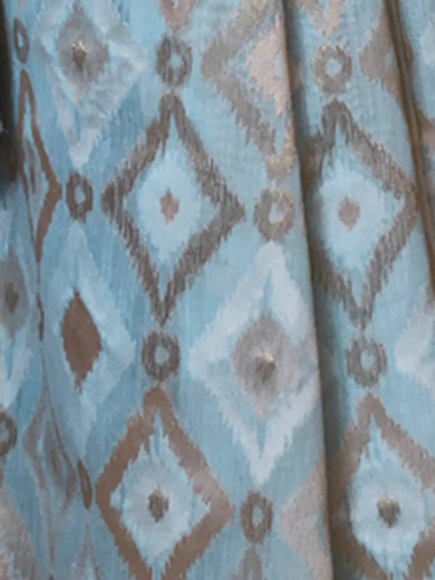 Turquoise Linen Saree - Designer Sarees India | KAPAS300007