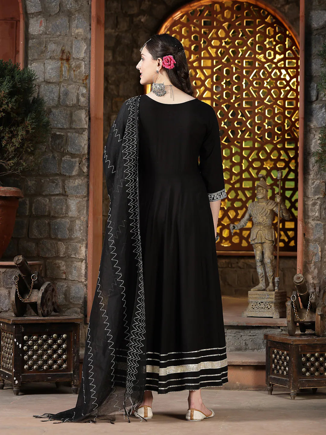 Embroidered Anarkali Kurta with Dupatta | Women's Anarkali Kurtis