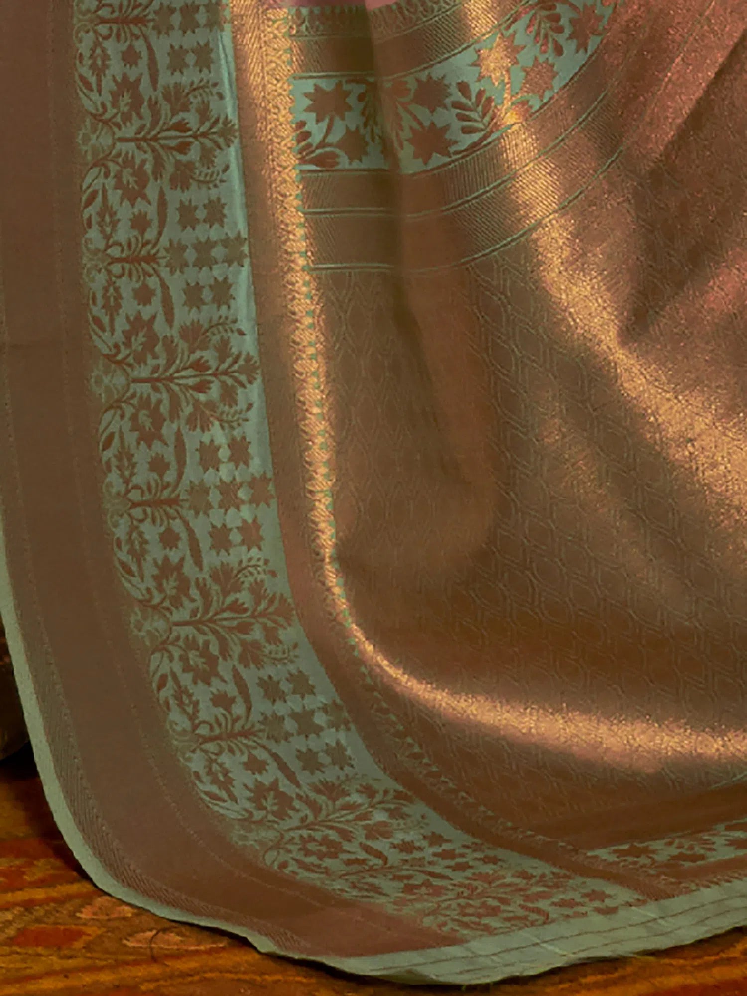 Pink Linen Saree - Designer Sarees India Collection