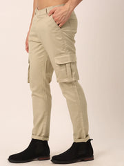Indian Needle Men's Casual Cotton Solid Assorted Pants