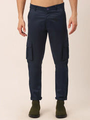 Indian Needle Men's Casual Cotton Cargo Pants