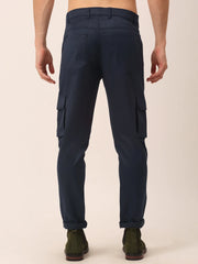 Indian Needle Men's Casual Cotton Cargo Pants