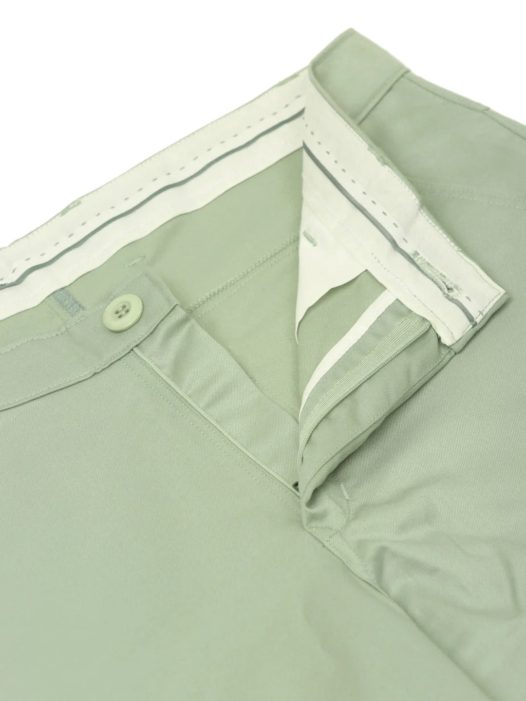 Pista Green Cotton Cargo Pants - Casual Cotton Pants for Men