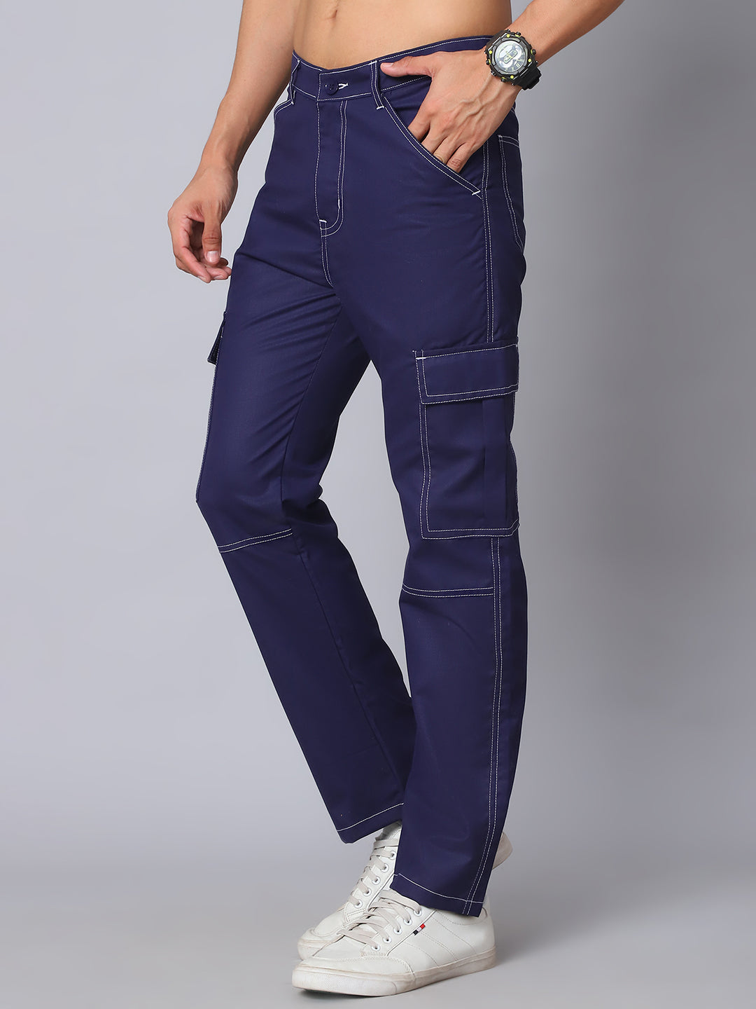DesiQlo Men DesiQlo Men Cargos & Shorts - Blue