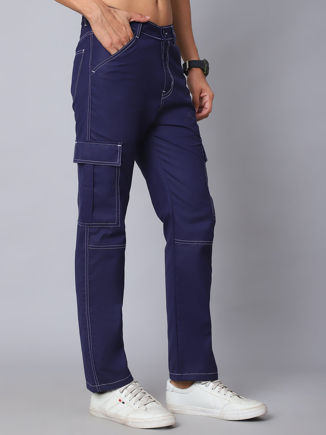 DesiQlo Men DesiQlo Men Cargos & Shorts - Blue