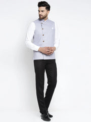 Men's Blue Nehru Jacket
