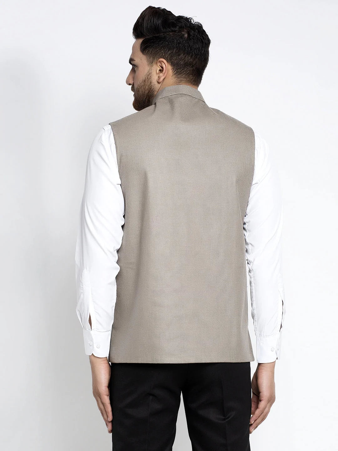 Grey Nehru Jacket - Men's Modi Jacket Collection
