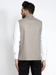 Men's Grey Nehru Jacket