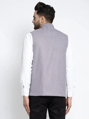 Men's Purple Nehru Jacket