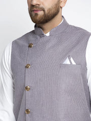 Men's Purple Nehru Jacket