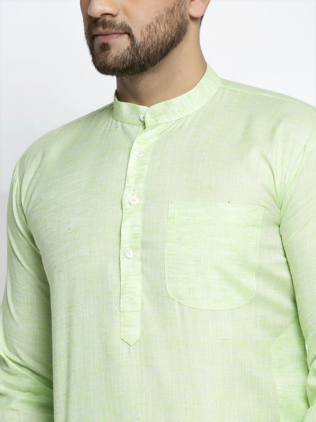 Men's Solid Cotton Kurta | Elegant Indian Kurta for Men