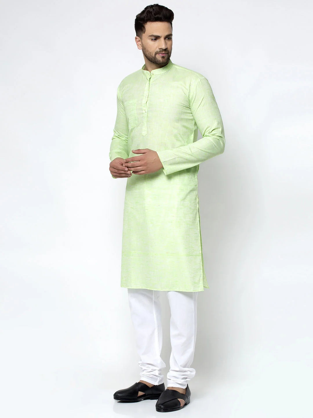Men's Solid Cotton Kurta | Elegant Indian Kurta for Men