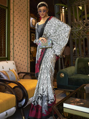 Women's Cotton Green Printed Designer Saree With Blouse Piece-MINAXI2004