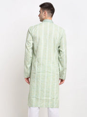 Men's Woven Assorted Kurtas-KO-642