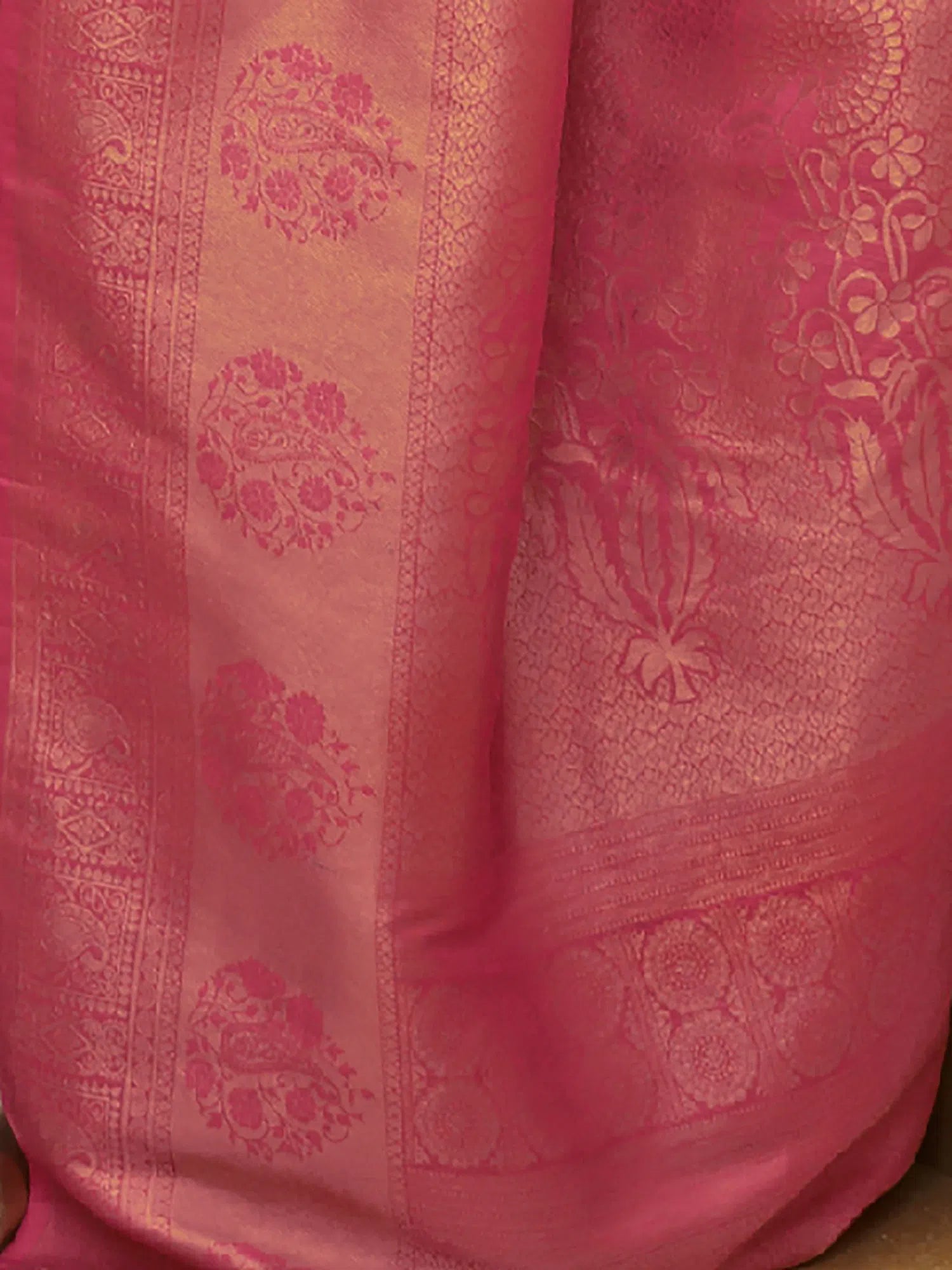 Pink Nylon Saree | Designer Sarees India