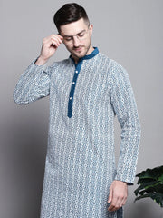 Sequin Embroidered Silk Blend Kurtas-KO