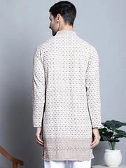 Men's Chikankari Embroidered Kurta Only-KO 5009