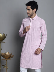 Chikankari Embroidered and Sequence Kurta Only
