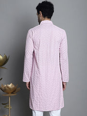 Chikankari Embroidered and Sequence Kurta Only