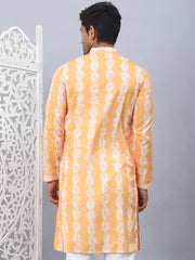 Tie-dye Embroidered & Sequin Kurtas-KO-5093Orange