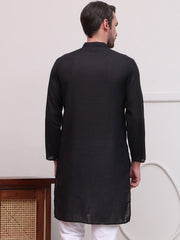 Pure Cotton Solid Kurtas ( KO 5101Black )
