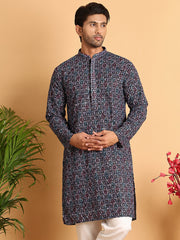 Embroidered Viscose Kurtas For Men ( KO 5121Multi )