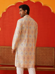 Embroidered Staight Kurtas For Men ( KO 5130Grey ) [FF] [A-5-7 A9 & B5-6]