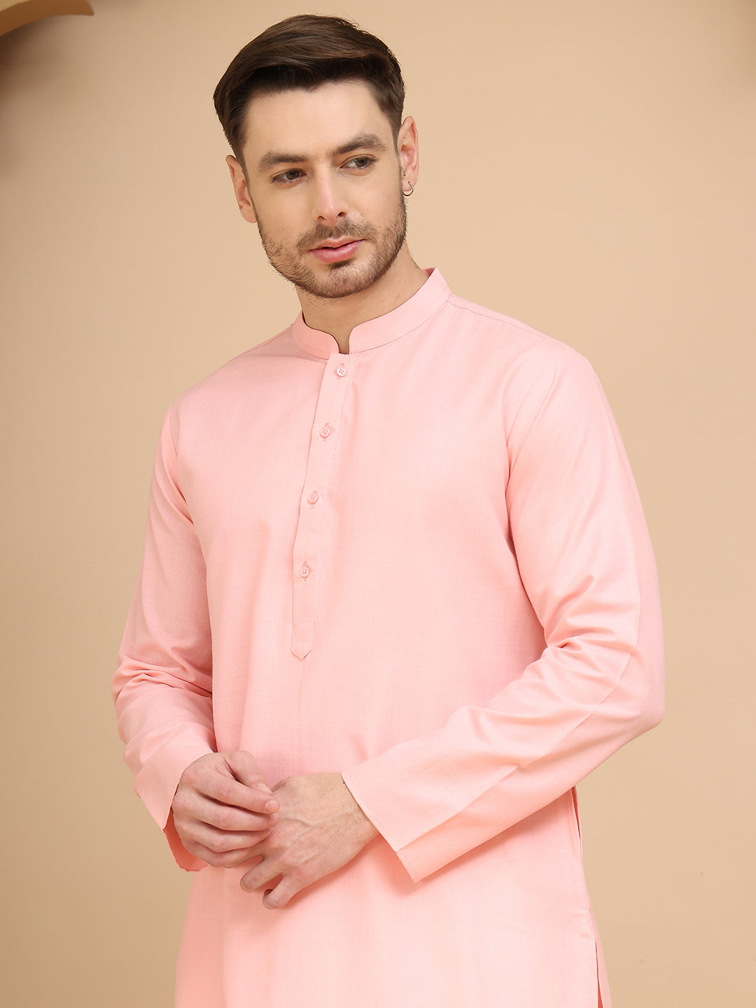 DesiQlo Men Solid Kurta Only - Multicolor