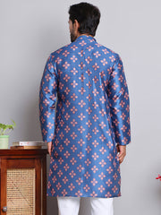 Digital Printed Straight Kurtas ( KO 5148Peacock ) [FF] [F-13-12]