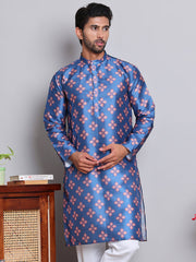 Digital Printed Straight Kurtas ( KO 5148Peacock ) [FF] [F-13-12]