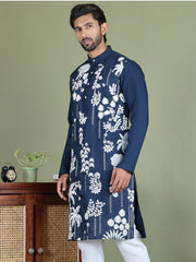 Embroidered Straight Kurtas. ( ko 5150Peacock ) [FF] [J-3-4]