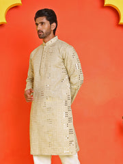 Embroidered & Sequins Kurtas ( KO 5233 Pista ) [FF] [S-2-3]