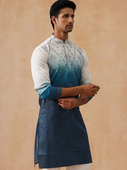 Men’s Ombre Kurtas ( KO 5284 Blue ) [FF] [E-11-10]