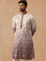 Men’s Ombre Kurtas ( KO 5298 Purple ) [FF] [E-10-9]