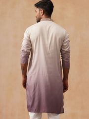Men’s Ombre Kurtas ( KO 5298 Purple ) [FF] [E-10-9]