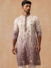 Men’s Ombre Kurtas ( KO 5298 Purple ) [FF] [E-10-9]