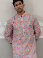 Printed and Emrbroidered Kurta ( KO 5314Multi ) [FF] [C-10]